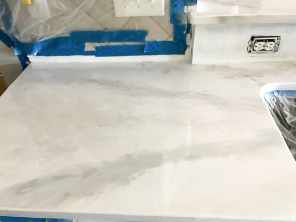DIY Marble Countertops | Cover Old Granite or Laminate Counters | BreeAtLast.com